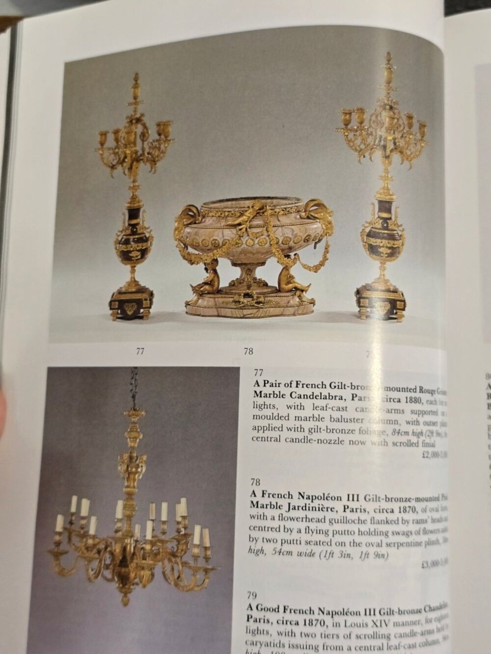 Sothebys 19th & 20th Century Furniture And Decorations Auction Catalog 1990 - Picture 12 of 12
